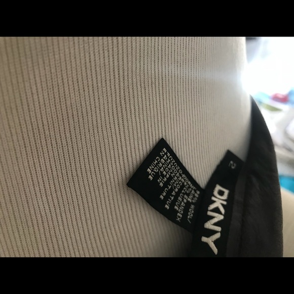 Wool skirt with leather trim - Picture 4 of 8